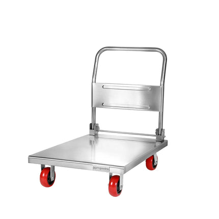 GGM Gastro Xe Đẩy Vận Chuyển - 600x850mm - 1 Khoang Chứa - Có Tay Đẩy