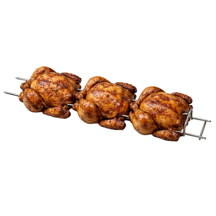 GGM Gastro Xiên Đôi Cho Lò Quay Gà - 670x100x30mm - Thép Không Gỉ - Cho Dòng EM420