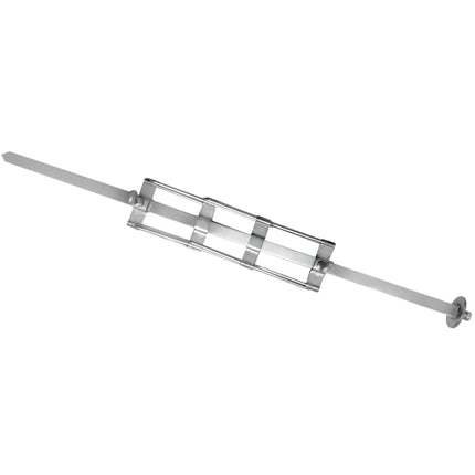 GGM Gastro Xiên Thép Không Gỉ Cho Lò Quay Gà Mini - 480x524x56mm - Thép Không Gỉ - Cho MHGEM & MHGGM