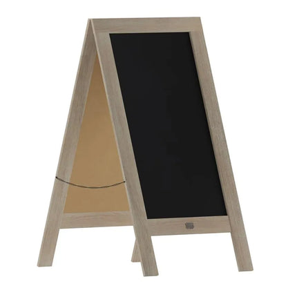 Giá Bảng Phấn Từ Tính Hai Mặt Flash Furniture HGWA-GDI-CRE8-472315-GG - 50.8cm x 101.6cm, Gỗ Thông, Màu Nâu Cổ Điển