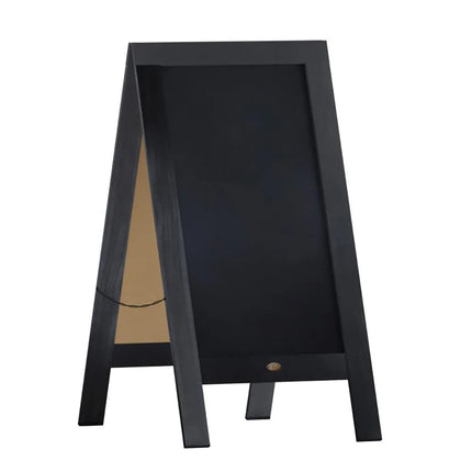 Giá Bảng Phấn Từ Tính Hai Mặt Flash Furniture HGWA-GDIS-CRE8-052315-GG - 50.8cm x 101.6cm, Gỗ Thông, Màu Đen