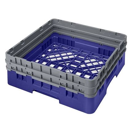 Giá Đỡ Camrack Cambro BR578186 - 1 Ngăn, 2 Thanh Nối Dài, Cao 18.4 cm, Màu Xanh Navy