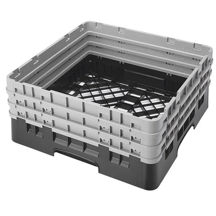 Giá Đỡ Camrack Cambro BR712110 - 1 Ngăn, 3 Thanh Nối Dài, Cao 22.5 cm, Màu Đen