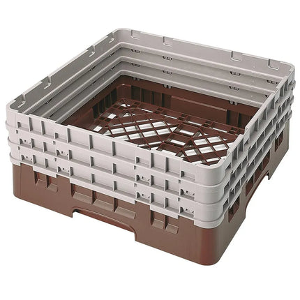 Giá Đỡ Camrack Cambro BR712167 - 1 Ngăn, 3 Thanh Nối Dài, Cao 22.5 cm, Màu Nâu