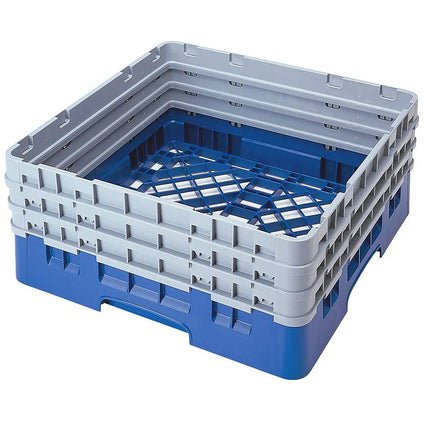 Giá Đỡ Camrack Cambro BR712168 - 1 Ngăn, 3 Thanh Nối Dài, Cao 22.5 cm, Màu Xanh Dương