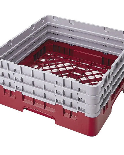 Giá Đỡ Camrack Cambro BR712416 - 1 Ngăn, 3 Thanh Nối Dài, Cao 22.5 cm, Màu Cranberry