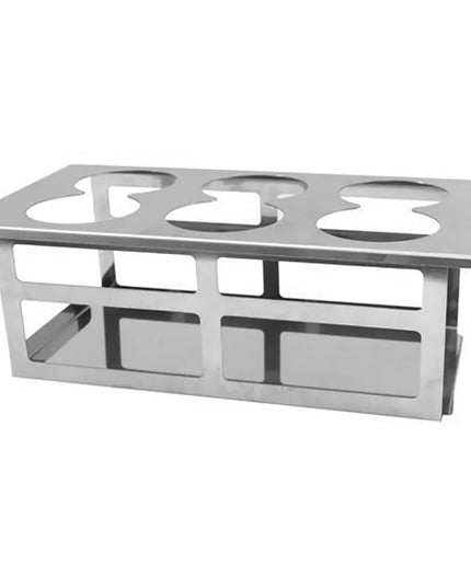 Giá Đỡ Chai Bóp Tablecraft SQH6 33 x 17.8 x 11.4 cm, Chứa 6 Chai 63mm, Inox