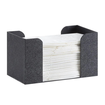Giá Đỡ Khăn Ăn Chữ Nhật Cal-Mil 3693-13, 22.9 x 12.7 x 12.7 cm, Nhựa, Đen