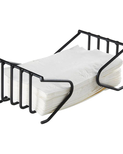 Giá Đỡ Khăn Ăn Để Bàn Cal-Mil 4314-13, 20.3 x 10.2 cm, Khung Dây, Đen