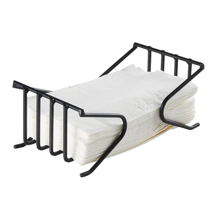 Giá Đỡ Khăn Ăn Để Bàn Cal-Mil 4314-13, 20.3 x 10.2 cm, Khung Dây, Đen