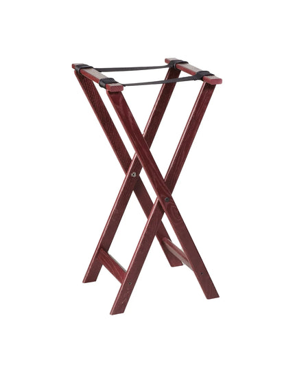 Giá Đỡ Khay Gấp American Metalcraft WTSM31 78.7 cm Dây Đai Nylon, Màu Mahogany