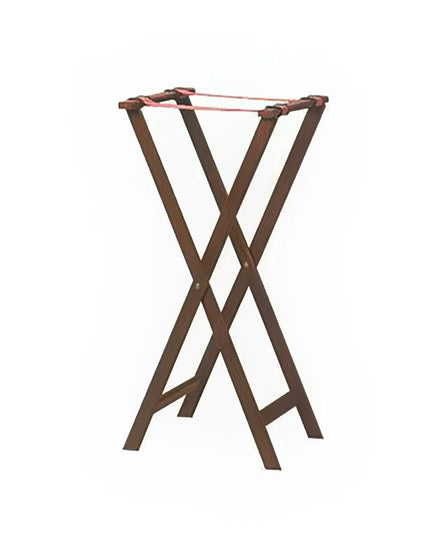 Giá Đỡ Khay Gấp American Metalcraft WTSW39 96.5 cm Dây Đai Nylon, Màu Walnut