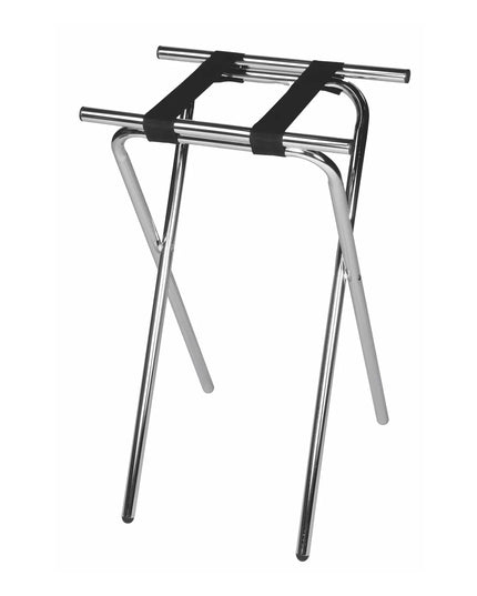 Giá Đỡ Khay Gấp CSL 1053C-1 78.7 cm Dây Đai Đen, Mặt 48.3 x 38.1 cm, Khung Thép Bề Mặt Chrome