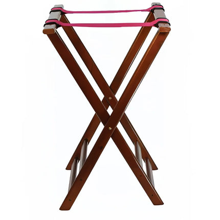 Giá Đỡ Khay Gấp Winco TR-33W 81.3 cm Gỗ Cao Su, Màu Walnut