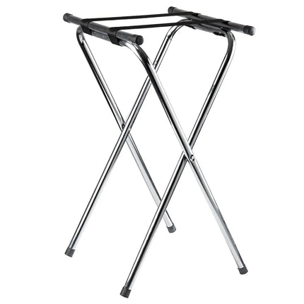 Giá Đỡ Khay Tablecraft 24 Mạ Chrome, Khung Ống, Thanh Ngang Đôi