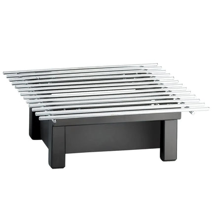 Giá Đỡ Nồi Hâm Vuông Cal-Mil 1348-12-13 30.5 cm Có Khay Đựng Cồn - Kim Loại, Đen