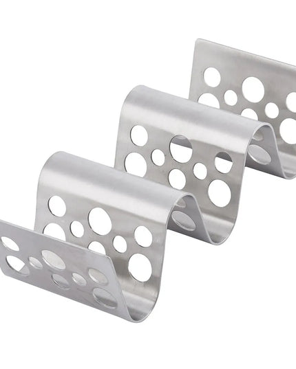 Giá Đỡ Taco Tablecraft TRSP23 Inox Hoa Văn Giữ 2-3 Taco