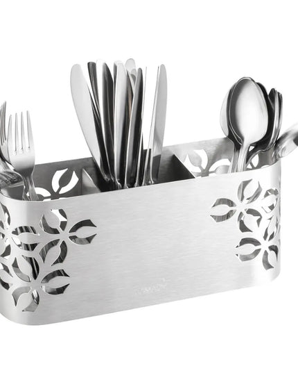 Giá Đựng Dao Muỗng Nĩa 3 Ngăn Rosseto SM263 30 cm x 8.3 cm, Inox
