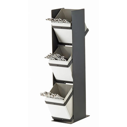 Giá Đựng Dao Muỗng Nĩa 3 Tầng Cal-Mil 22048-13 17.8 x 11.4 x 53.3 cm Inox
