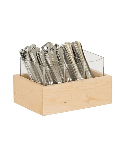 Giá Đựng Dao Muỗng Nĩa Cal-Mil 3408-71 3 Ngăn 22.9 x 15.2 cm Nhựa ABS Màu Vàng Nhạt