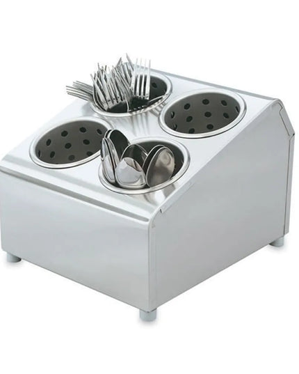 Giá Đựng Dao Muỗng Nĩa Vollrath 97240 4 Ống 25.7 x 29.2 x 21.6 cm Inox