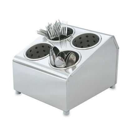 Giá Đựng Dao Muỗng Nĩa Vollrath 97240 4 Ống 25.7 x 29.2 x 21.6 cm Inox