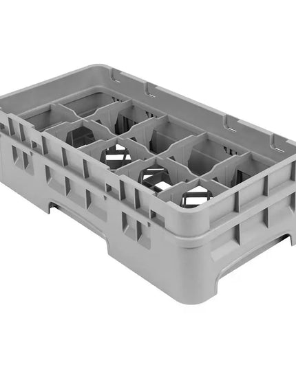 Giá Đựng Ly Cambro 10HS318151 Camrack 10 Ngăn - 1 Thanh Nối, Xám Nhạt