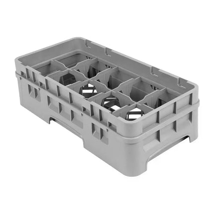 Giá Đựng Ly Cambro 10HS318151 Camrack 10 Ngăn - 1 Thanh Nối, Xám Nhạt