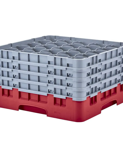 Giá Đựng Ly Cambro Camrack® 25S900163 25 Ngăn 4 Tầng Mở Rộng - Đỏ