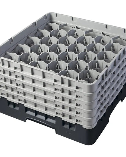 Giá Đựng Ly Cambro Camrack® 30S958110 30 Ngăn 5 Tầng Mở Rộng Xám - Đen