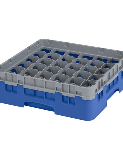 Giá Đựng Ly Camrack® Cambro 36S318186 36 Ngăn - (1) Thanh Nối Xám, Màu Navy Blue