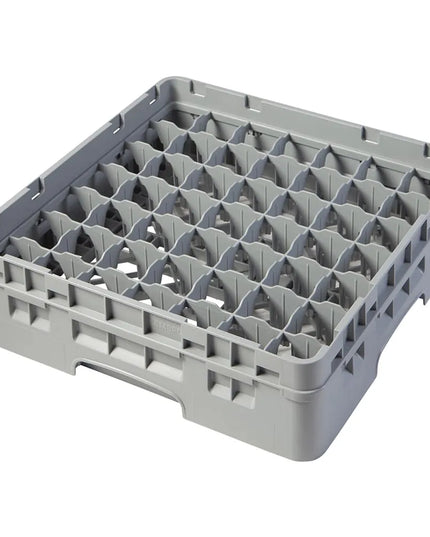 Giá Đựng Ly Camrack® Cambro 49S318151 49 Ngăn - (1) Thanh Nối Xám, Màu Xám Nhạt