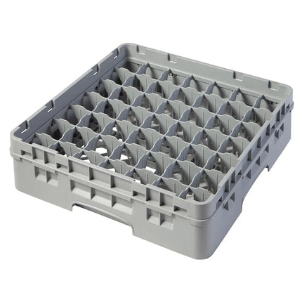 Giá Đựng Ly Camrack® Cambro 49S318151 49 Ngăn - (1) Thanh Nối Xám, Màu Xám Nhạt