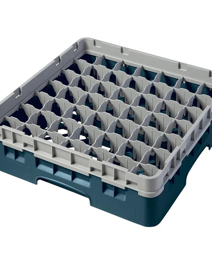 Giá Đựng Ly Camrack® Cambro 49S318414 49 Ngăn - (1) Thanh Nối Xám, Màu Teal