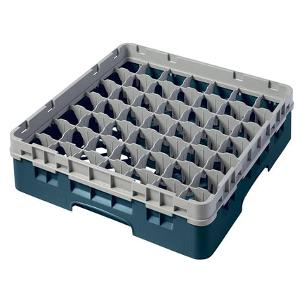 Giá Đựng Ly Camrack® Cambro 49S318414 49 Ngăn - (1) Thanh Nối Xám, Màu Teal