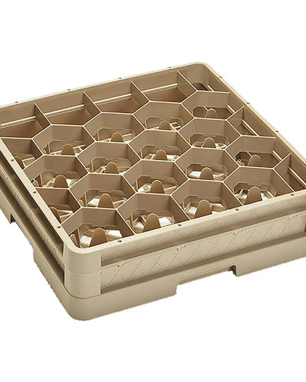 Giá Đựng Ly Traex® Rack Max Vollrath CR11G Cỡ Đầy Đủ 20 Ngăn - 1 Thanh Nối, Màu Be