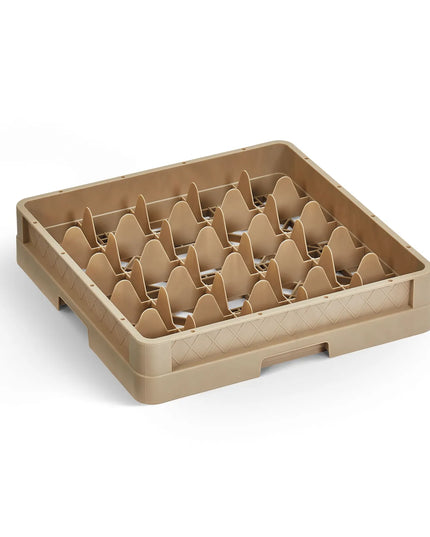 Giá Đựng Ly Traex® Rack Max Vollrath CR12H Cỡ Đầy Đủ 30 Ngăn - 1 Thanh Nối, Màu Be