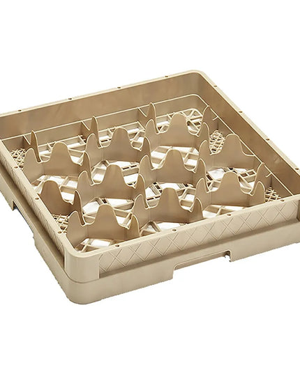 Giá Đựng Ly Traex® Rack Max Vollrath CR18 Cỡ Lớn 12 Ngăn - Màu Beige