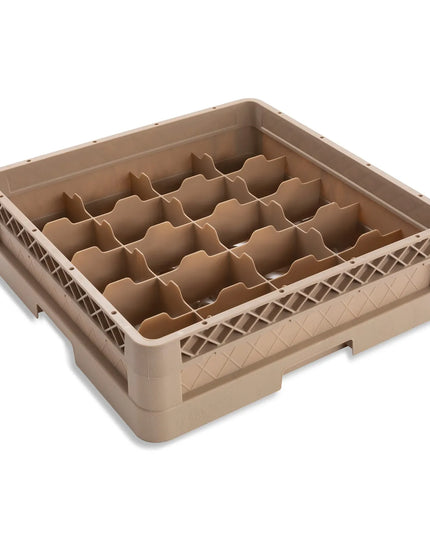Giá Đựng Ly Traex® Vollrath CR5A Cỡ Lớn 20 Ngăn - (1) Thanh Nối, Màu Beige