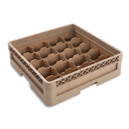 Giá Đựng Ly Traex® Vollrath CR5A Cỡ Lớn 20 Ngăn - (1) Thanh Nối, Màu Beige