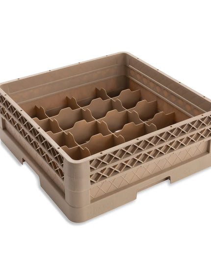 Giá Đựng Ly Traex® Vollrath CR5AA Cỡ Đầy Đủ 20 Ngăn - 1 Thanh Nối, Màu Be