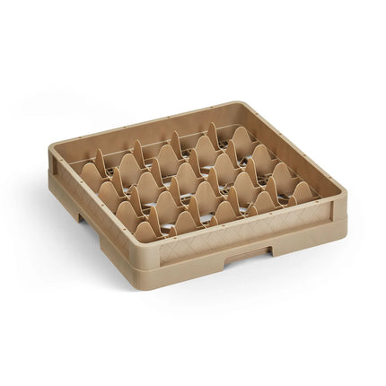 Giá Đựng Ly Traex® Vollrath CR8D Cỡ Đầy Đủ 16 Ngăn - 1 Thanh Nối, Màu Be