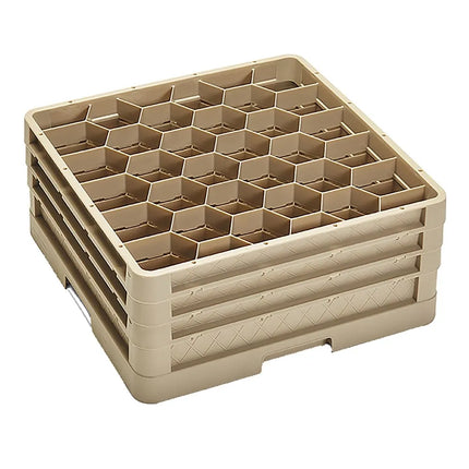 Giá Đựng Ly Vollrath CR12HH Traex® Rack Max Cỡ Lớn 30 Ngăn - 2 Thanh Nối, Beige