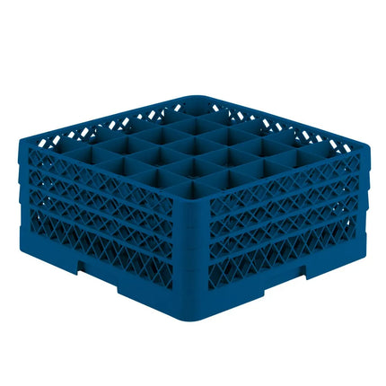 Giá Đựng Ly Vollrath Rack-Master TR6BBB 25 Ngăn 3 Tầng Mở Rộng - Xanh Royal