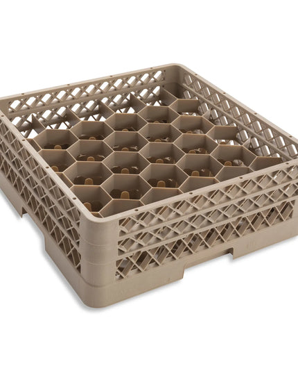 Giá Đựng Ly Vollrath TR12HA Traex® Rack Max® Cỡ Lớn 30 Ngăn - 2 Thanh Nối, Beige