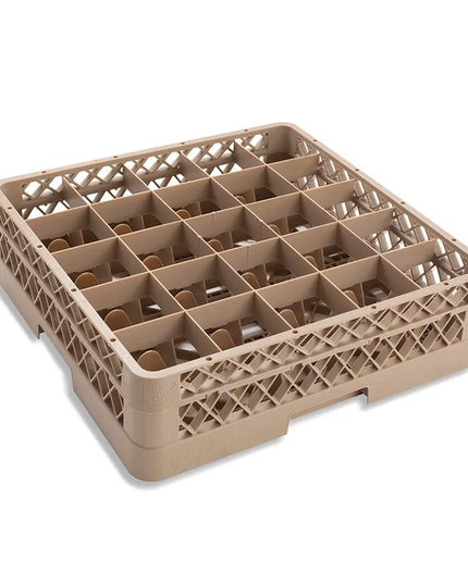 Giá Đựng Ly Vollrath TR6B Traex® 25 Ngăn - 1 Thanh Nối, Beige