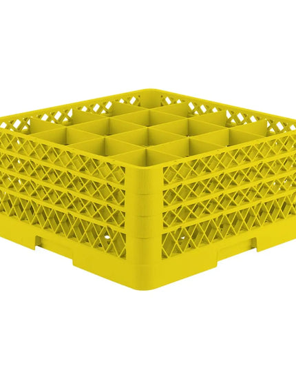 Giá Đựng Ly Vollrath TR8DDD Rack-Master 16 Ngăn - 3 Thanh Nối, Vàng