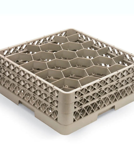 Giá Đựng Ly Vollrath Traex® Rack Max® TR11GGGG Cỡ Full 20 Ngăn 4 Tầng Mở Rộng - Be