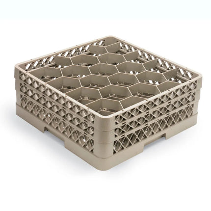 Giá Đựng Ly Vollrath Traex® Rack Max® TR11GGGG Cỡ Full 20 Ngăn 4 Tầng Mở Rộng - Be