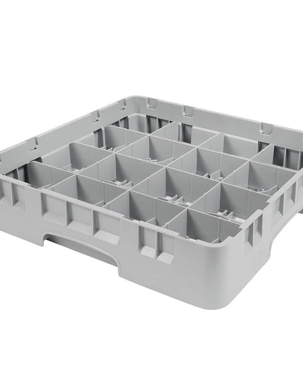 Giá Đựng Tách/Ly Cambro Camrack® 16C258151 16 Ngăn - Xám Nhạt